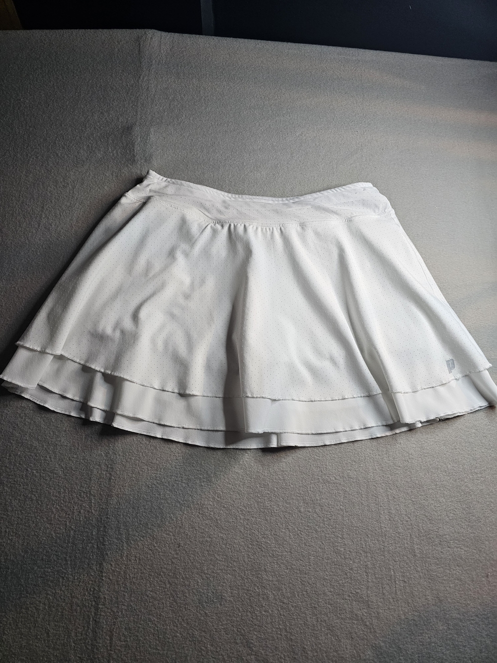Prince White Layered Tennis Skort Size M